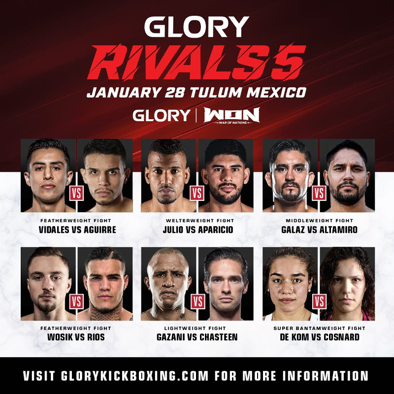 Event poster for Glory Rivals 5