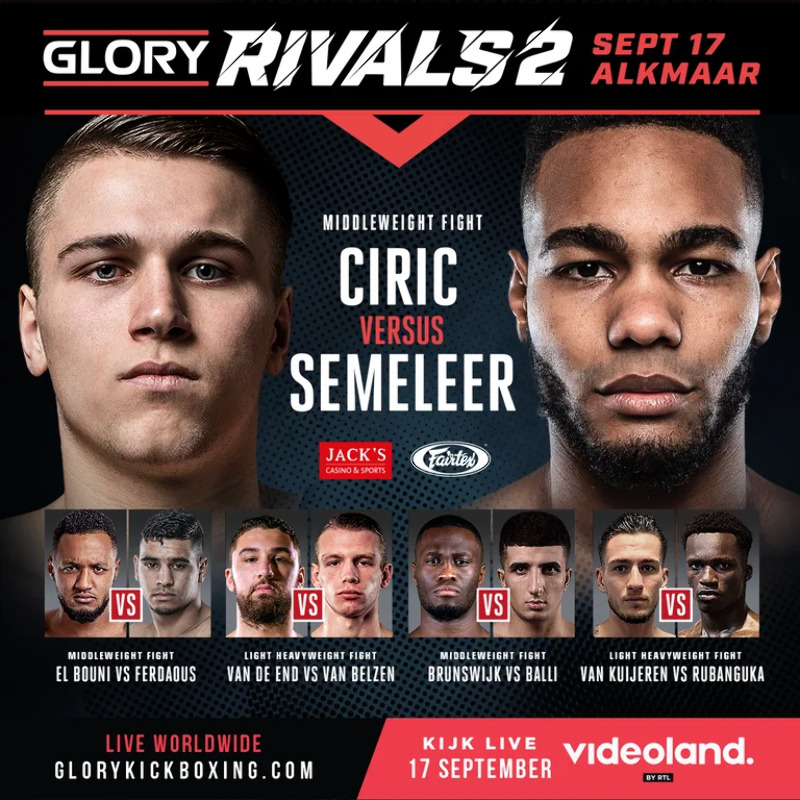 Event poster for Glory Rivals 2