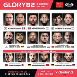 Event poster for Glory 82 Crossfire