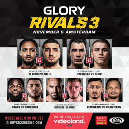 Event poster for Glory Rivals 3