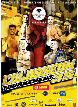 Event poster for Colosseum Tournament 35